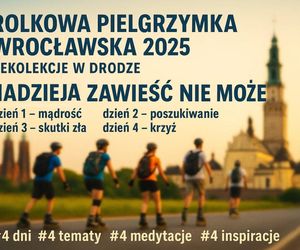 Pielgrzymi na rolkach w drodze na Jasną Górę