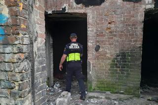 Warszawa. Pożar dawnej jednostki wojskowej