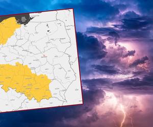 Burze z gradem i silnym wiatrem w Łódzkiem. IMGW ostrzega!