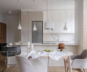 Mieszkanie w jasnych kolorach od KODO