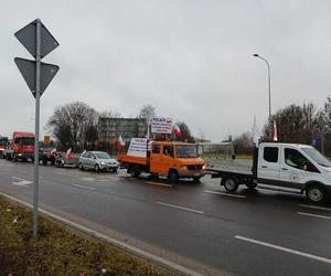 Protest rolników w Olsztynie 20 lutego