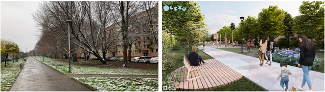 W Krakowie powstaje kolejny park kieszonkowy. To projekt z budżetu obywatelskiego