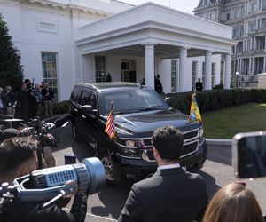 Wołodymyr Zełenski i Donald Trump. Spotkanie w Waszyngtonie 