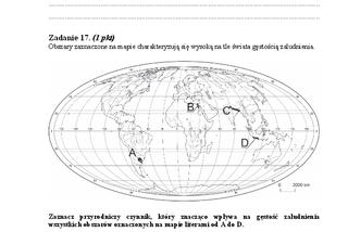 Arkusz geografia podstwowy matura 2014