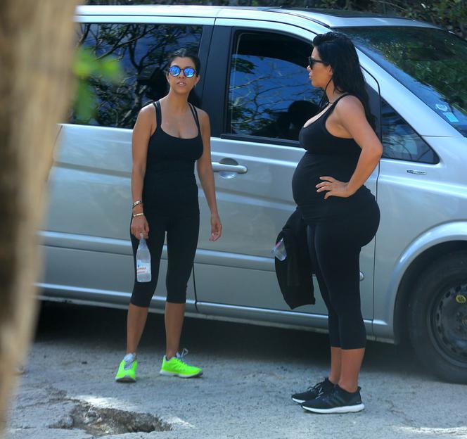 Kim Kardashian w drugiej ciąży i Kourtney Kardashian