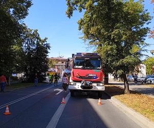 Wypadek na skrzyżowaniu ulic Szkotnik i Mościckiego