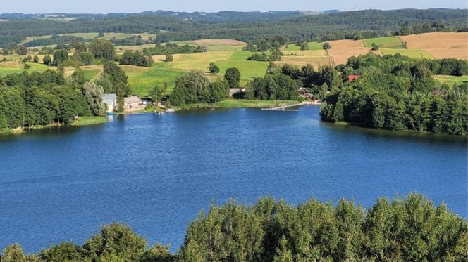 Jezioro Hańcza w woj. podlaskim