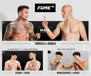 FAME MMA odsłoniło wszystkie karty przed FAME 19! Kosmiczna karta walk, znamy rywala Diablo Włodarczyka