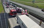 Krzeczów. Wypadek śmiertelny na autostradzie A4. Zablokowany pas w kierunku Krakowa