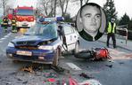 Szaleniec na motorze zabił policjanta