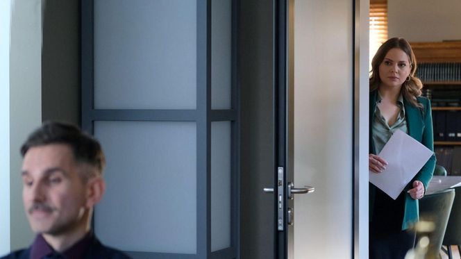 M jak miłość odc. 1868. Anita (Melania Grzesiewicz), Kamil (Marcin Bosak)