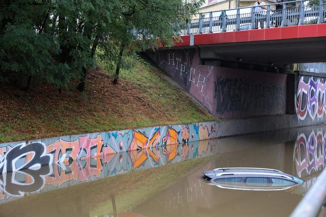 Warszawa zalana po burzy