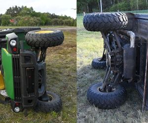 Trzy dziewczynki w szpitalu po wypadku na Podkarpaciu