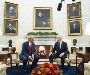 Trump przyjechał do Białego Domu! Plotki o Bidenie szaleją