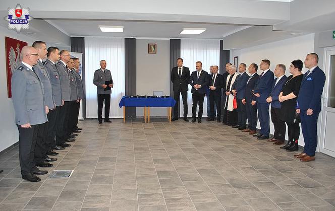 Nowe oznakowane radiowozy w Łukowie