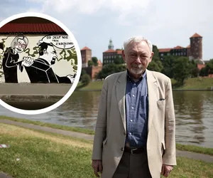 W Krakowie powstał mural szkalujący prezydenta. Jak każdy monarcha - ma swój portret