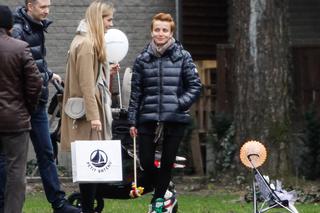 MAŁGORZATA SOCHA I KATARZYNA ZIELIŃSKA Z RODZINAMI