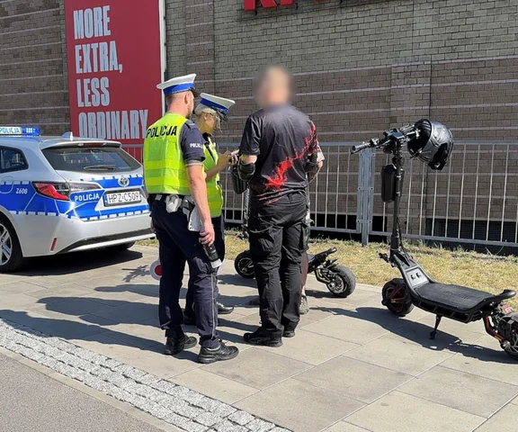 Wielka akcja stołecznej policji. Sprawdzali osoby na hulajnogach