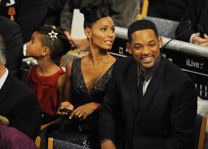 Will Smith i Jada Pinkett Smith z córką Willow