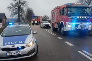Groźny wypadek w Sierżni pod Strykowem