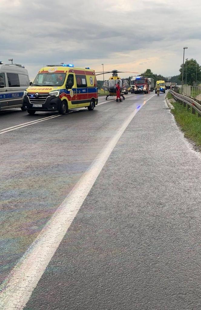 Śmiertelny wypadek na DK 16 w gminie Barczewo. Policja szuka świadków