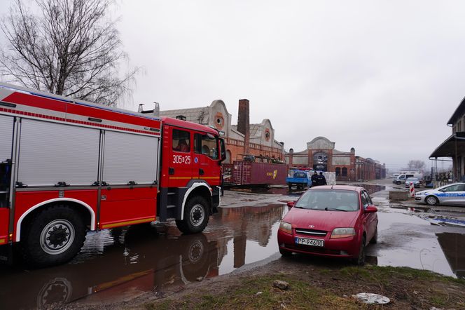 Pożar hali Gdańsk Przeróbka