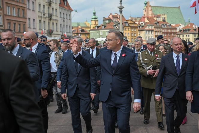 Uroczystości na pl. Zamkowym w Warszawie (3.05.2025)