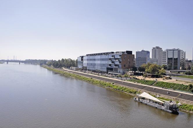 Budynki WTW i The Tides nad Wisłą