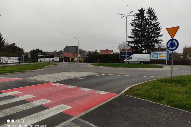 Nowe rondo na skrzyżowaniu Fromborskiej i Królewieckiej w Elblagu