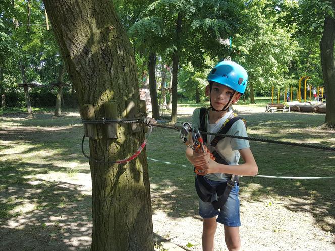 Nowy właściciel myśli o nowych atrakcjach w Parku Linowym "Tarzan" w Lesznie