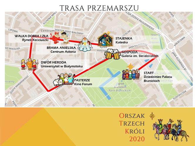 Orszak Trzech Króli 2020 w Białymstoku