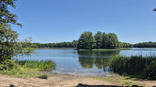 To jedno z największych jezior w Olsztynie. Kusi turystów piaszczystymi plażami