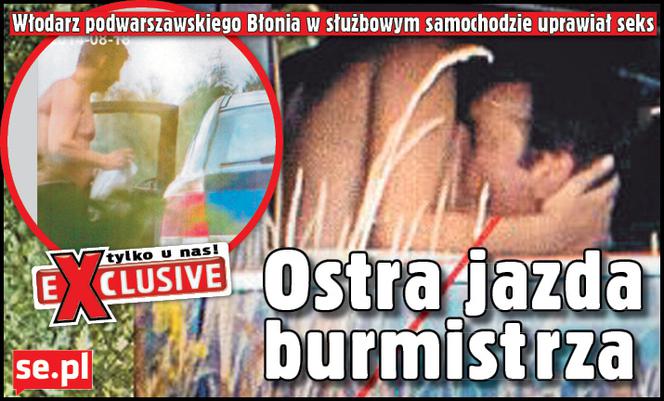 Ostra jazda burmistrza