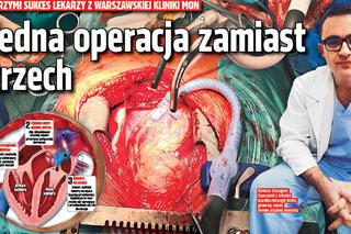 Polscy lekarze robią operacje serca, które są unikatowe w skali świata! Zamiast trzech operacji przeprowadzają jedną