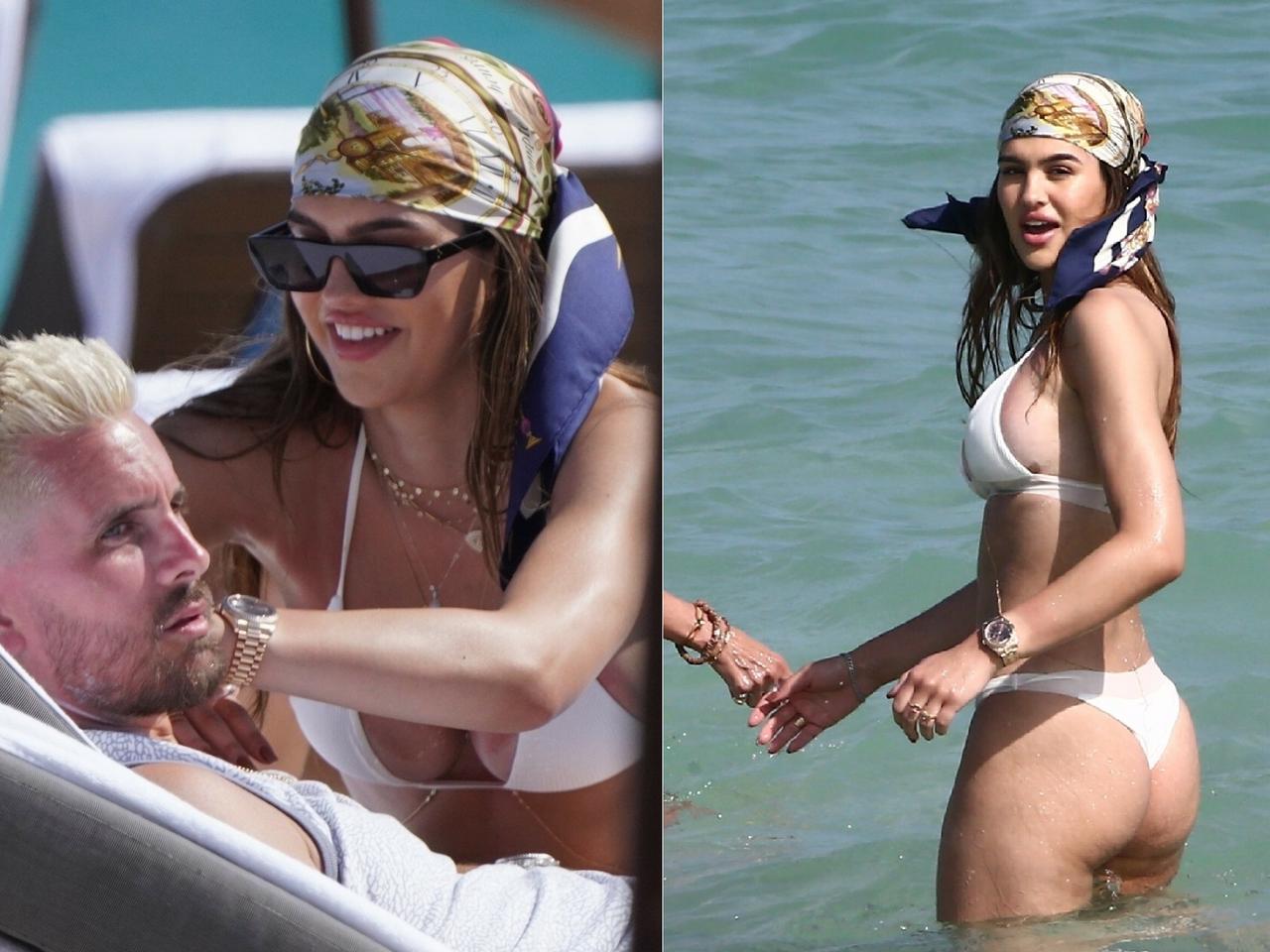 Amelia Hamlin „daje lajka” Kourtney Kardashian i Travisowi Barkerowi. To kolejny cios dla Scotta?