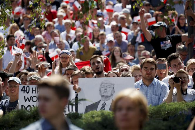 Donald Trump Warszawa