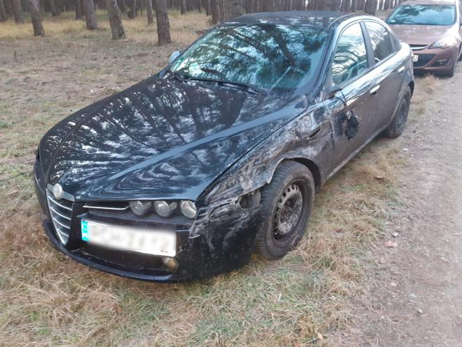 Pijany kierowca staranował radiowóz