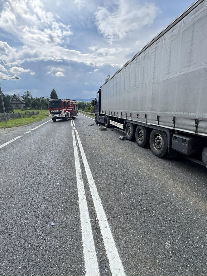 Koszmarny wypadek na DK 7 w Małopolsce! 8-latek w ciężkim stanie