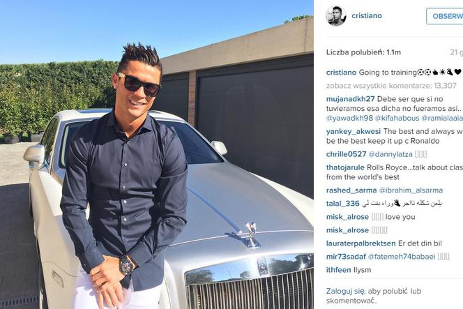 Cristiano Ronaldo, Instagram