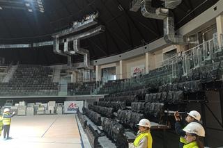 Tłumy chętnych do zwiedzania hali Urania. Wkrótce zostanie oddana do użytku [ZDJĘCIA]