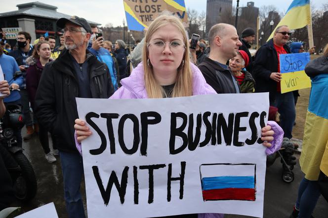 Młoda Ukrainka organizuje protesty w USA