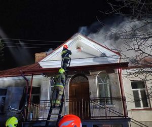 Pożar plebanii w Jaworniku Polskim