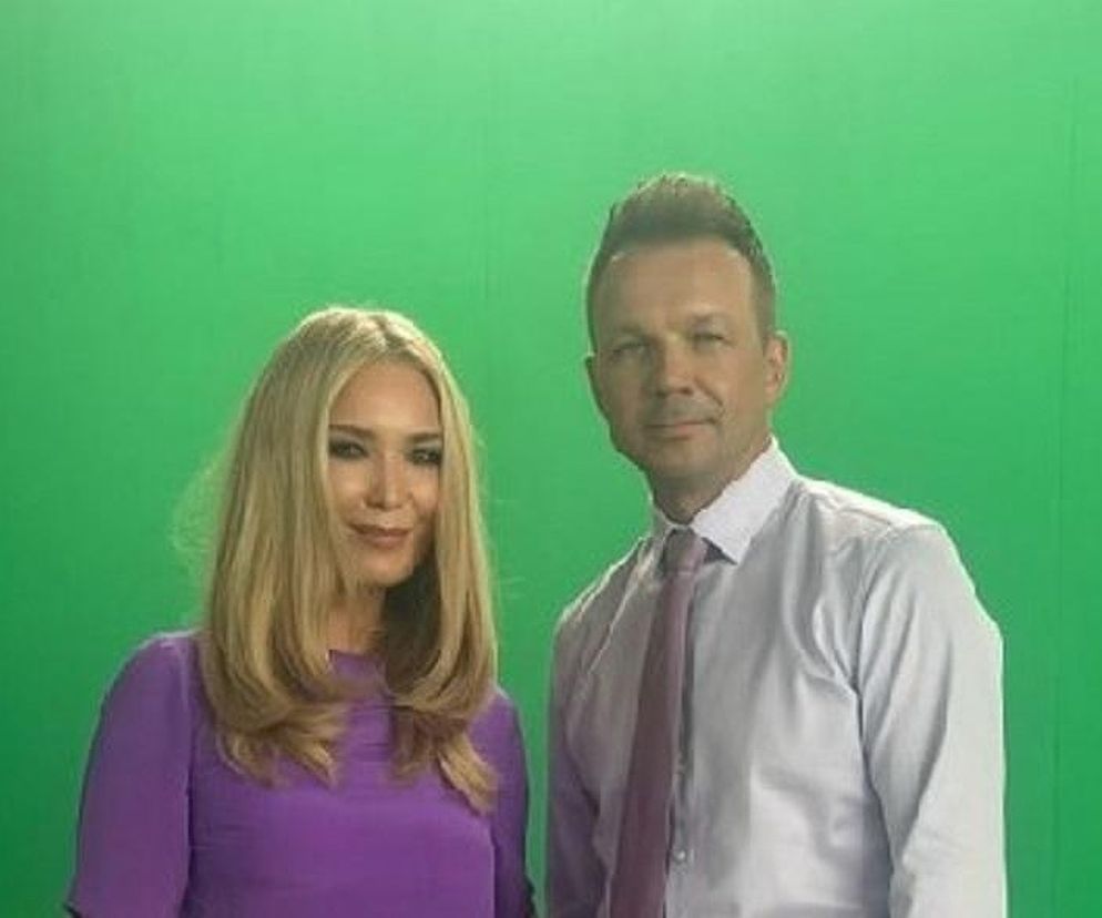 Barwy szczęścia nowa czołówka. Karolina (Marta Dąbrowska), Bruno (Lesław Żurek)