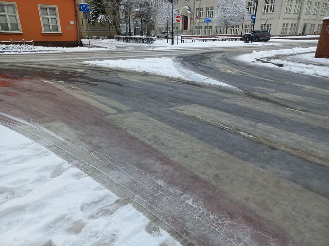 Leszno wygląda bajkowo! Na walentynki sypnęło śniegiem