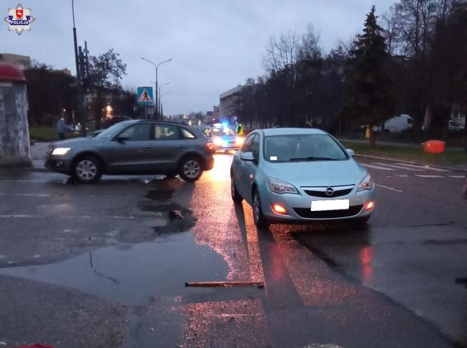 Poranny wypadek w Radzyniu Podlaskim. Jedna osoba trafiła do szpitala