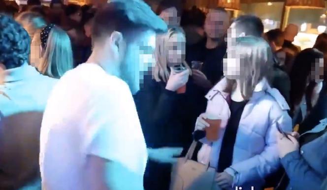 Nielegalna impreza w warszawskim klubie