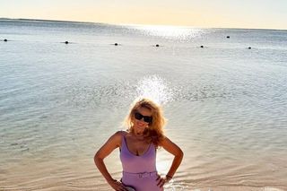 Dorota Chotecka na wakacjach