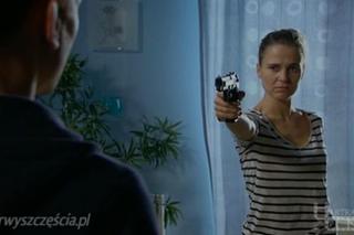 Barwy szczęścia. Magda celuje do Tomka z pistoletu! Zabije byłego chłopaka? 