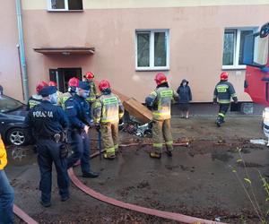 Pożar przy Żeromskiego w Starachowicach