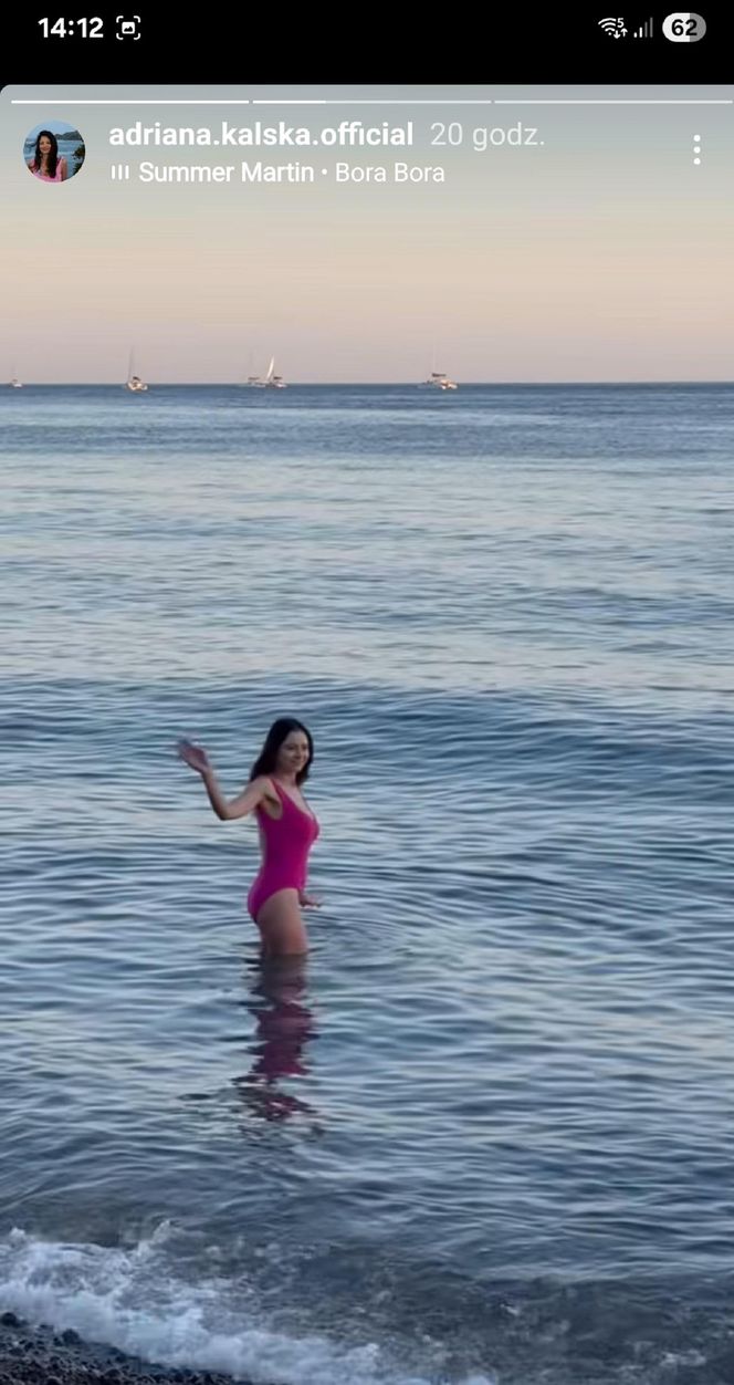 	Adriana Kalska (Iza z M jak miłość) pokazała na Instagramie zdjęcia z wakacji